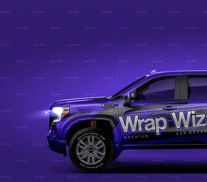 GMC Sierra Elevation 1500 glossy finish - all sides Car Mockup Template.psd