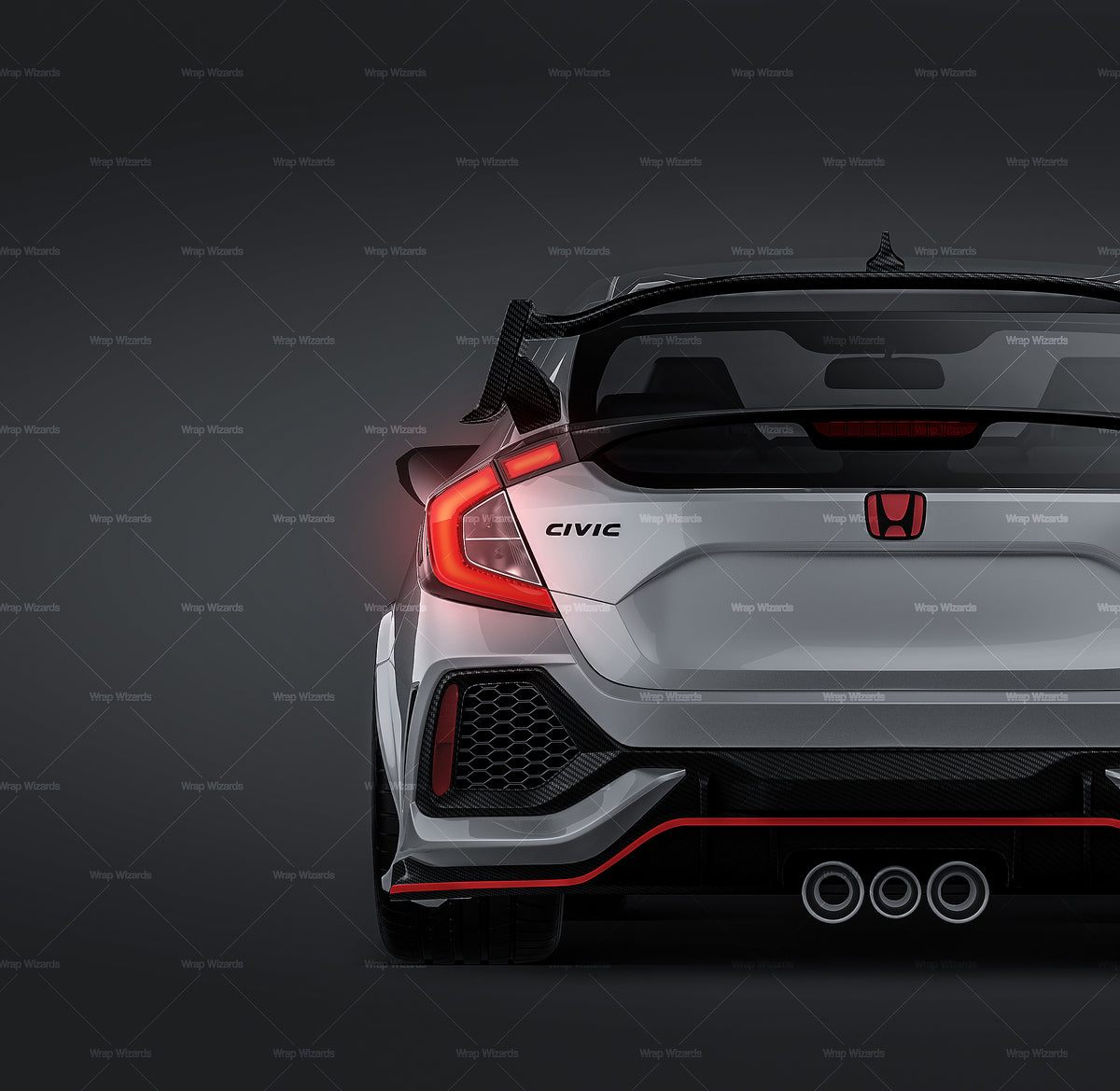 Honda Type-R 2019 - Car Mockup – Wrap-Wizards.com - Premium Car Mockups ...