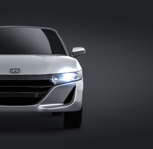 Honda S660 2015 glossy finish - all sides Car Mockup Template.psd
