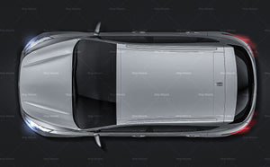 Hyundai IX35 2015 glossy finish - all sides Car Mockup Template.psd