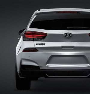 Hyundai I30 N-Line 2019 glossy finish - all sides Car Mockup Template.psd