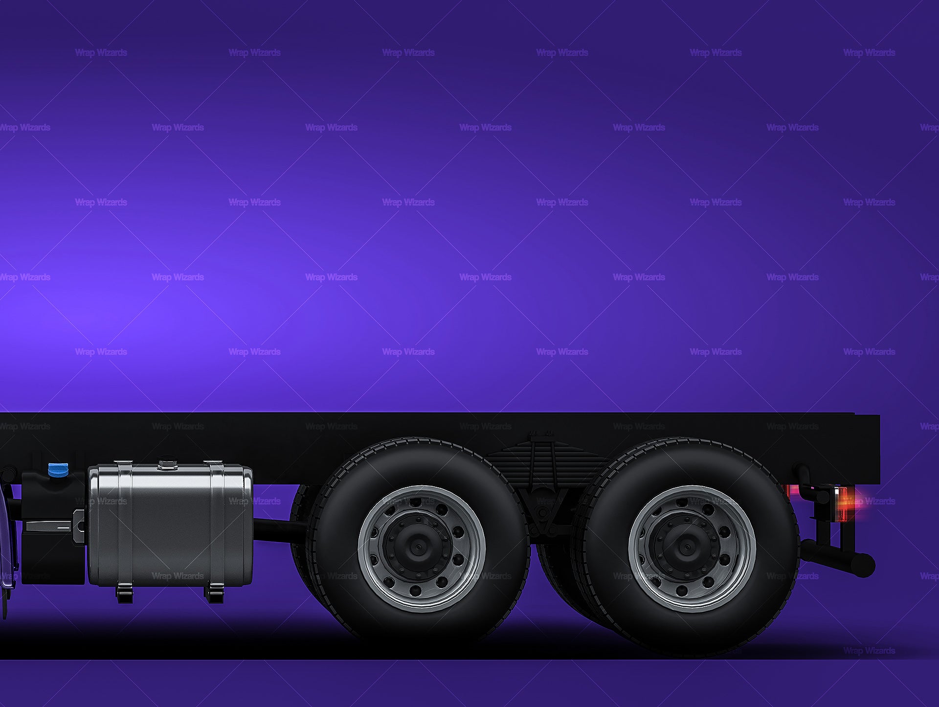 Iveco X-Way Chassis glossy finish - all sides Car Mockup Template.psd