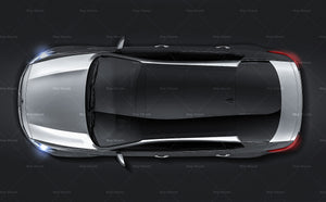 Kia Optima 2019 glossy finish - all sides Car Mockup Template.psd