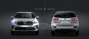 Kia Sorento 2019 glossy finish - all sides Car Mockup Template.psd