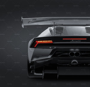 Lamborghini Huracan LP620-2 Super Trofeo 2015 glossy finish - all sides Car Mockup Template.psd