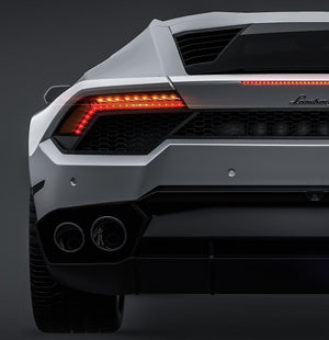 Lamborghini Huracan LP580-2 2017 glossy finish - all sides Car Mockup Template.psd
