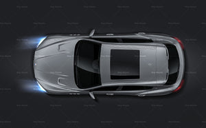 Maserati Levante Trofeo 2020 satin matt finish - all sides Car Mockup Template.psd