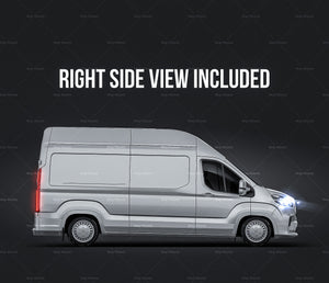 Maxus Deliver 9 | LDV Deliver 9 L3H3 2022 glossy finish - all sides Car Mockup Template.psd
