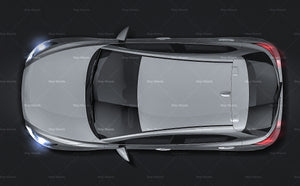 Mazda 2 2020 glossy finish - all sides Car Mockup Template.psd