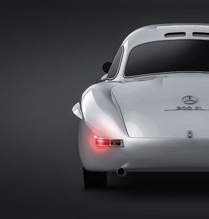 Mercedes-Benz 300 SL Gullwing 1954 NB glossy finish - all sides Car Mockup Template.psd
