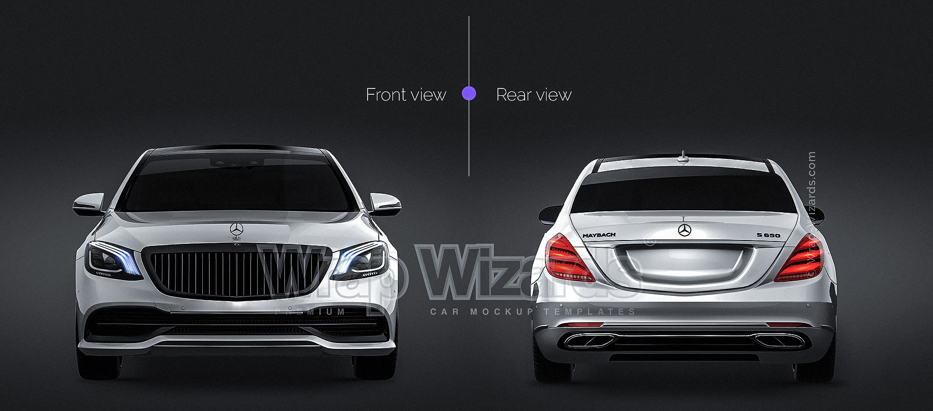 Mercedes-Maybach S650 2019 - Car Mockup