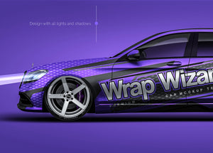 Mercedes-Maybach S650 2019 glossy finish - all sides Car Mockup Template.psd