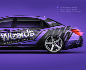 Mercedes-Maybach S650 2019 glossy finish - all sides Car Mockup Template.psd