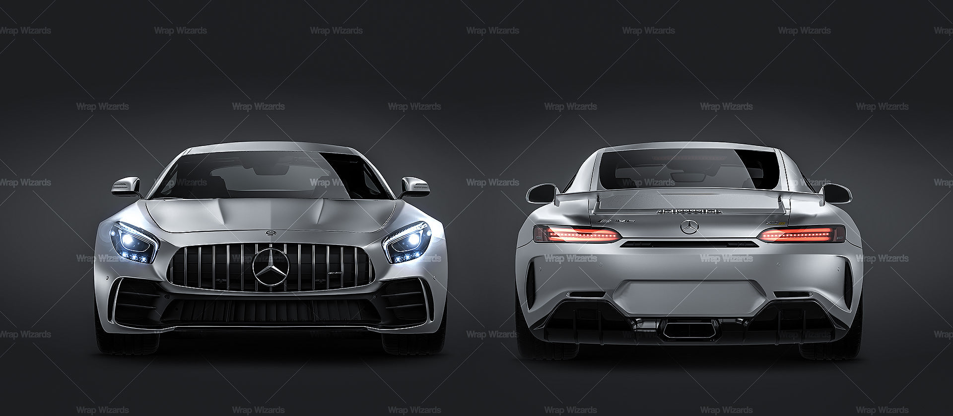 Mercedes AMG GT-R 2018 - Car Mockup