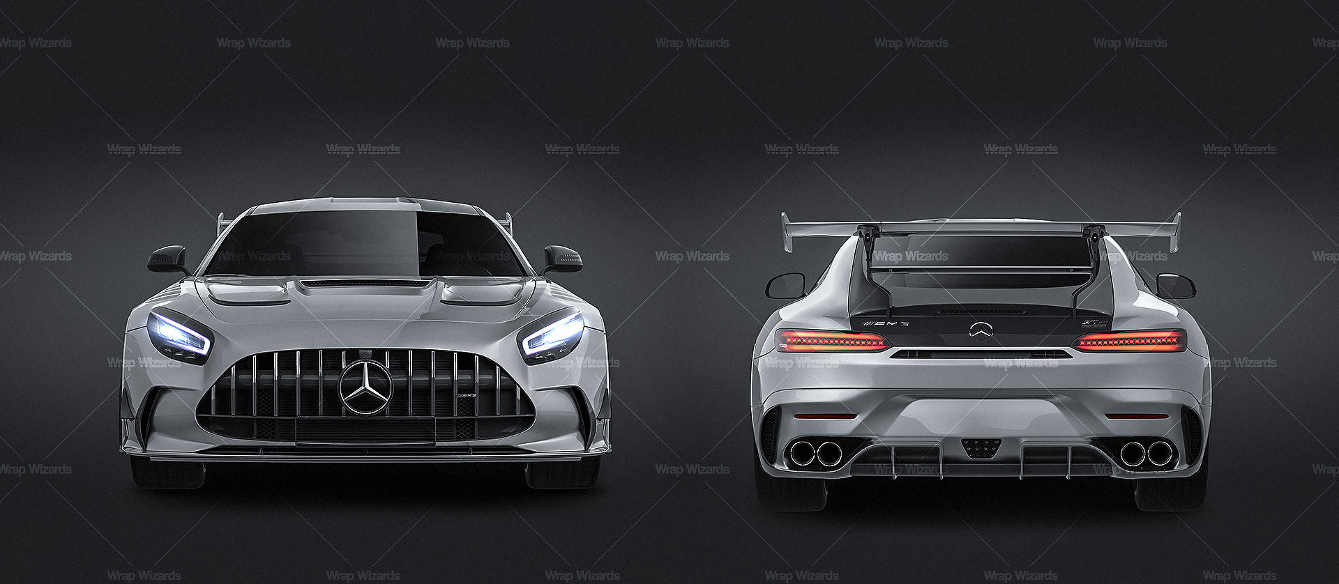 Mercedes-Benz AMG GT Black Series 2021 - Car Mockup