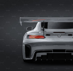 Mercedes-Benz AMG GT3 2020 glossy finish - all sides Car Mockup Template.psd