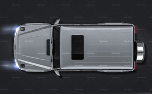 Mercedes-Benz G63 AMG 2019 satin matt finish - all sides Car Mockup Template.psd