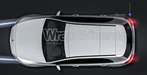 Mercedes-Benz A-Class AMG 2019 glossy finish - all sides Car Mockup Template.psd