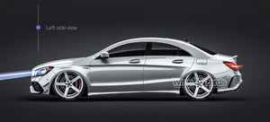 Mercedes-Benz CLA 45 AMG 2017 glossy finish - all sides Car Mockup Template.psd