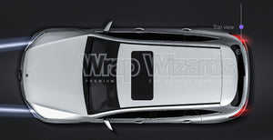Mercedes-Benz EQC 2020 glossy finish - all sides Car Mockup Template.psd
