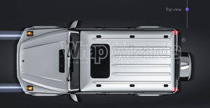 Mercedes-Benz G-class W463 2019 glossy finish - all sides Car Mockup Template.psd