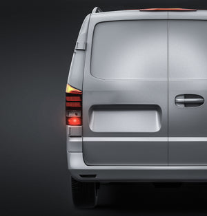 Mercedes-Benz Vito Panel Van 2016 glossy finish - all sides Car Mockup Template.psd