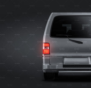 Mitsubishi Delica | Express | panel van glossy finish - all sides Car Mockup Template.psd