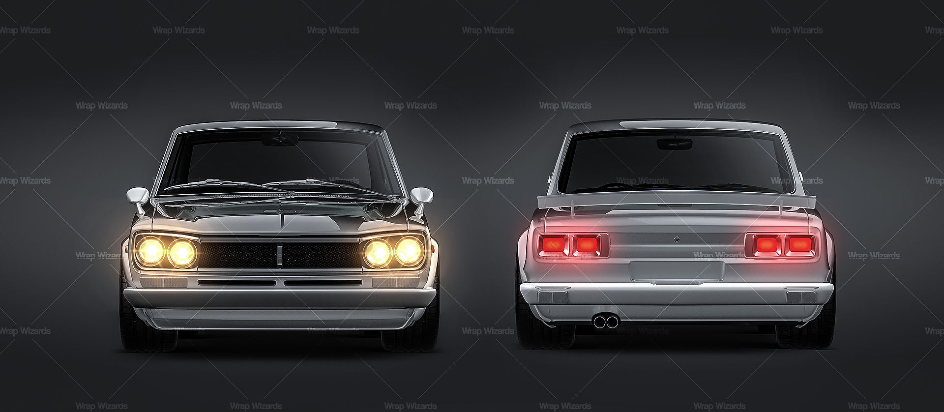 Nissan Skyline GT-R 2000 Hakosuka - Car Mockup