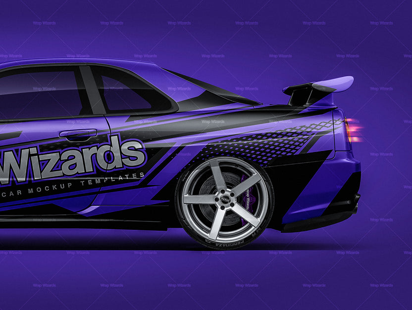 Nissan Skyline R34 GT-R coupe 1999 - Car Mockup – Wrap-Wizards.com ...