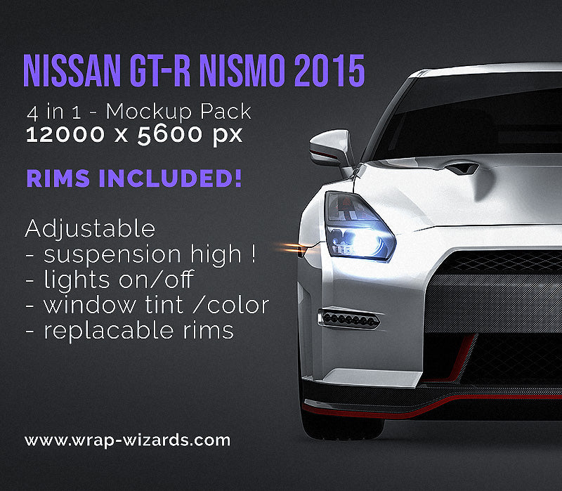Nissan GT-R Nismo 2015 - Car Mockup