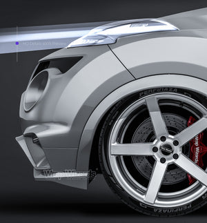 Nissan Juke Nismo RS 2015 glossy finish - all sides Car Mockup Template.psd