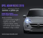 Opel Adam Rocks 2015 glossy finish - all sides Car Mockup Template.psd