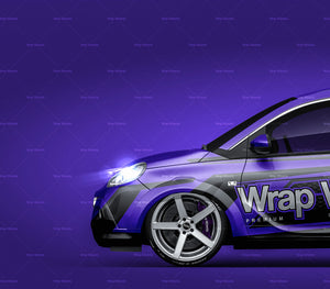 Opel Adam Rocks 2015 glossy finish - all sides Car Mockup Template.psd