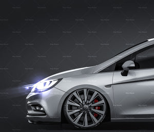 Opel Astra K 5-door glossy finish - all sides Car Mockup Template.psd