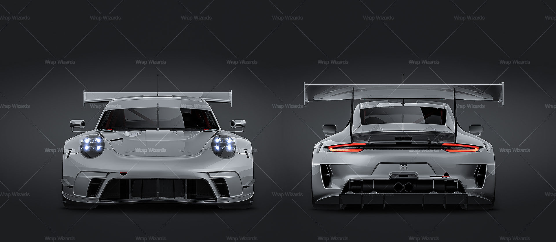 Porsche 911 GT3R 2019 (new carbon parts+brakes) - Car Mockup