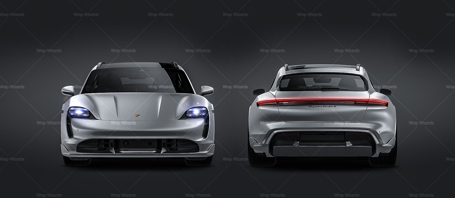Porsche Taycan Turbo S Cross Turismo 2021 - Car Mockup