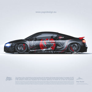 Design - Audi R8 Ronin - READY TO PRINT FILES