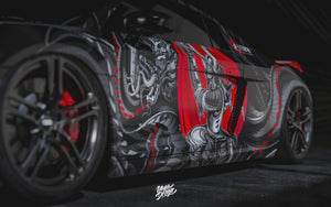 Design - Audi R8 Ronin - READY TO PRINT FILES