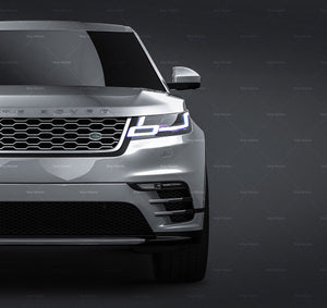Range Rover Velar First Edition 2018 glossy finish - all sides Car Mockup Template.psd