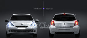 Renault Clio RS 2010 glossy finish - all sides Car Mockup Template.psd