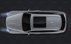 Rolls-Royce Cullinan 2019 satin matt finish - all sides Car Mockup Template.psd