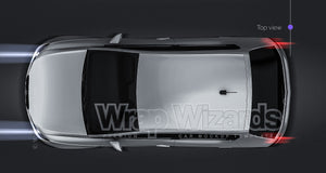 Seat Ibiza IV 4 door 2008 glossy finish - all sides Car Mockup Digital Template.psd