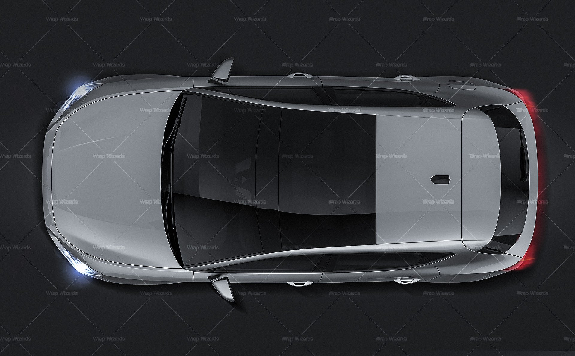 Seat Leon Cupra 5-door 2021 glossy finish - all sides Car Mockup Template.psd