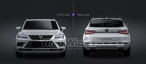 Seat Ateca Cupra 2019 glossy finish - all sides Car Mockup Template.psd