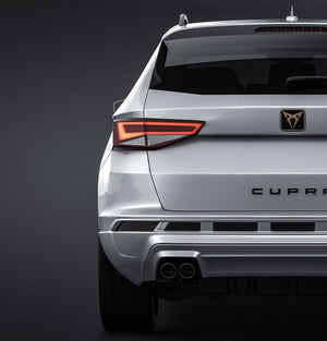 Seat Ateca Cupra 2019 glossy finish - all sides Car Mockup Template.psd