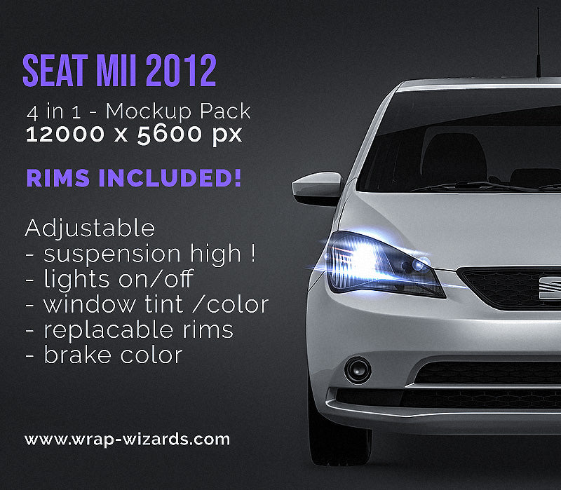 Seat MII 2012 - Car Mockup