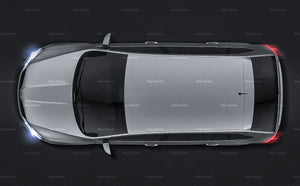 Skoda Rapid Spaceback 2014 glossy finish - all sides Car Mockup Template.psd