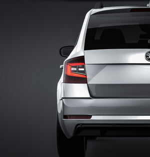 Skoda Octavia Combi 2017 glossy finish - all sides Car Mockup Template.psd