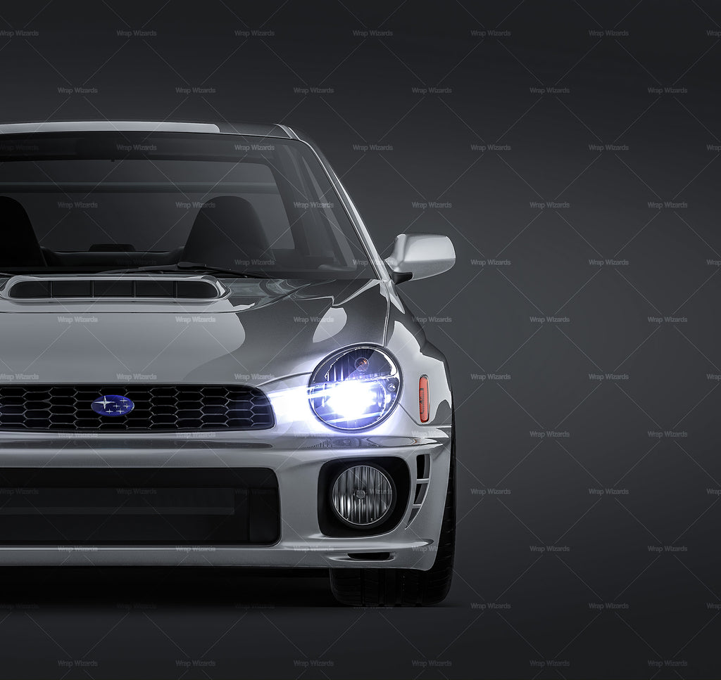 Subaru Impreza STi WRX Gen2 2001 Bug Eye - Car Mockup – Wrap-Wizards ...