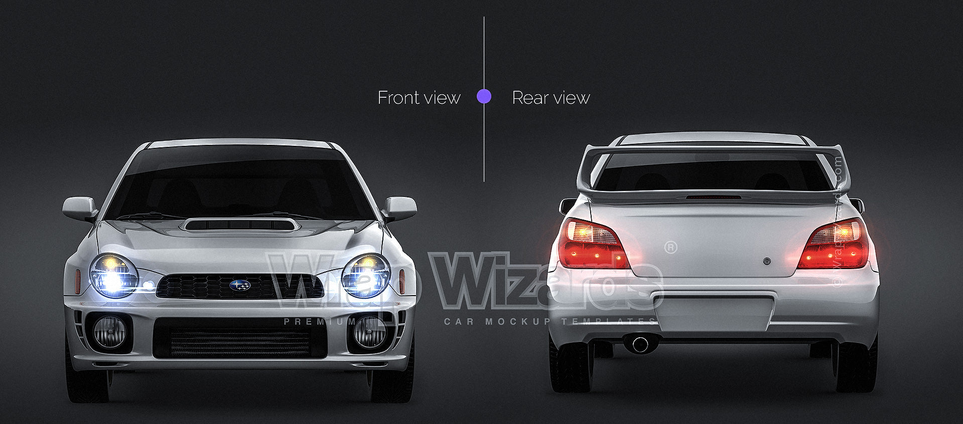 Subaru Impreza STi 2001 - Car Mockup